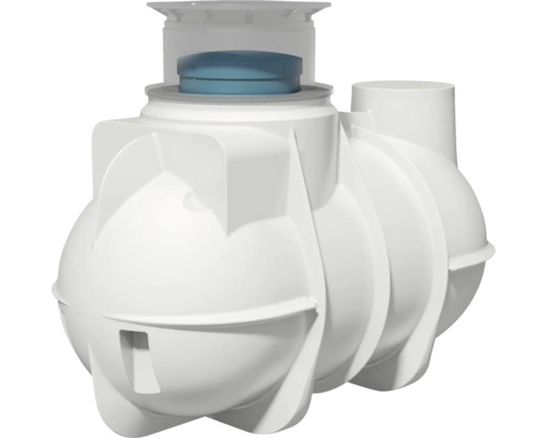 Weisse Zisterne zur Regenwassernutzung