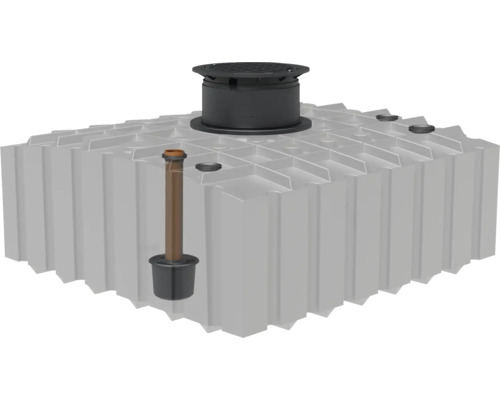 Versickerungsrigole zur Regenwasserableitung