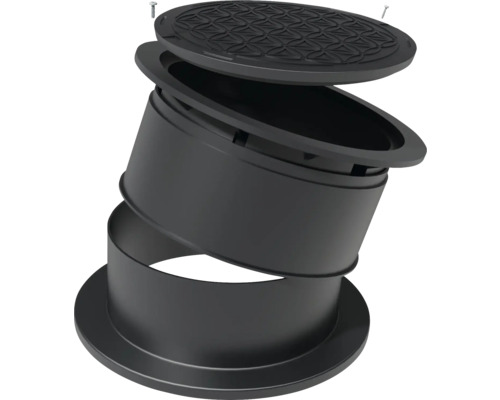 Schachtabdeckung aus Kunststoff mit Schrauben