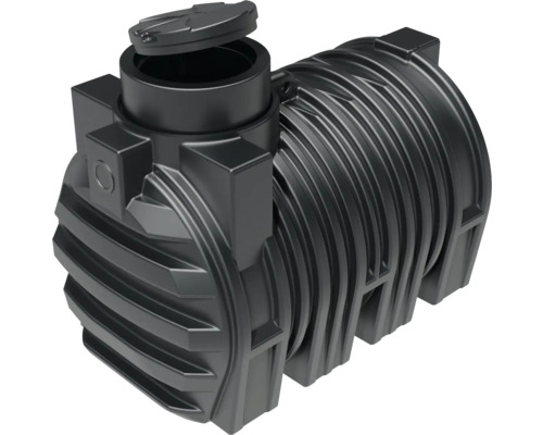 Réservoir enterré avec couvercle ouvert pour l''arrosage du jardin