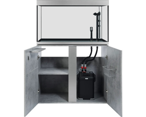 Combinaison aquarium avec meuble bas et accessoires pour aquarium