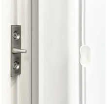 Haustür Aluminium/PVC Smart A400 2.0 RC2 anthrazit 1100 x 2100 mm Links inkl. Beschlagset, Stangengriff, Profilzylinder inkl. 3 Schlüssel