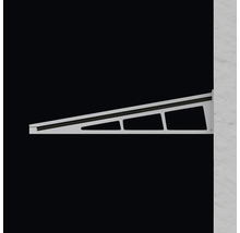 ARON Vordach Pultform Calais VSG 180x105 cm weiß ohne Wandanschlussprofil-thumb-3