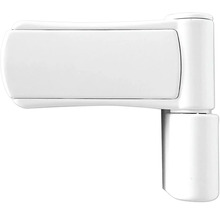 Paumelle de porte blanche