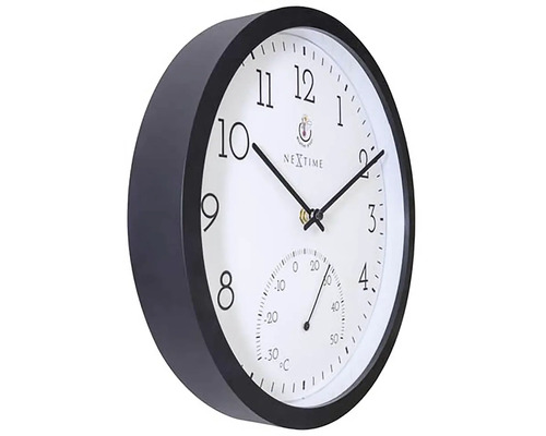 Wanduhr mit Thermometer