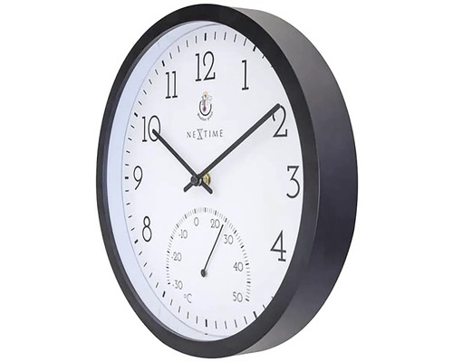 Wanduhr mit Thermometer