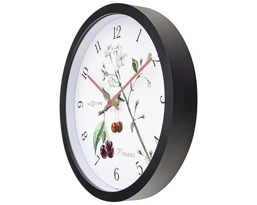 Nextime Wanduhr mit Prunus-Motiv