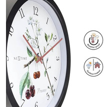 Horloge murale extérieure Prunus plastique Ø 30,5 cm