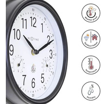 Horloge murale Nextime avec thermomètre et hygromètre
