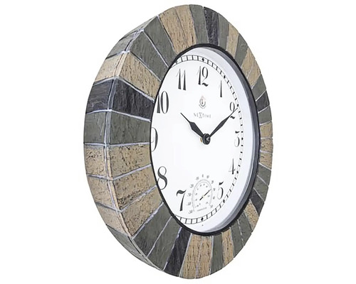 Horloge murale avec thermomètre