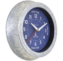 Horloge murale temps de marée Tide métal bleu Ø 22 cm