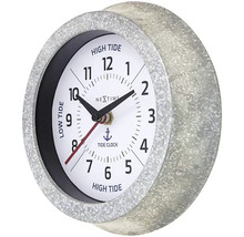 Horloge murale temps de marée Tide métal blanc Ø 22 cm