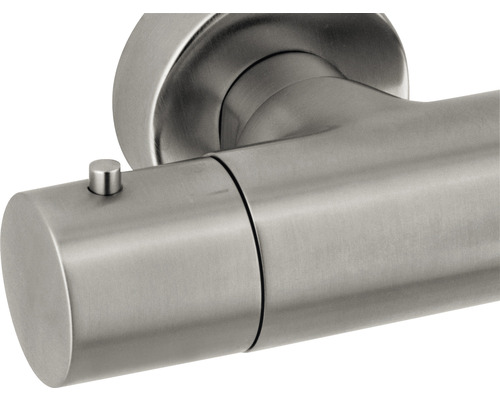 Roman Wannenarmatur 5-Loch – Gebürstetes Nickel, Mit Handbrause, Wasserfall-Effekt