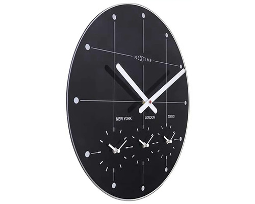 Horloge universelle Nextime pour New York, Londres et Tokyo