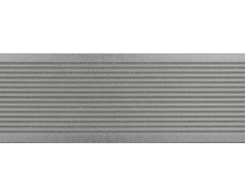 Carreaux gris avec surface rainurée