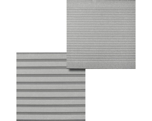 Détail d''une lame de terrasse avec surface rainurée