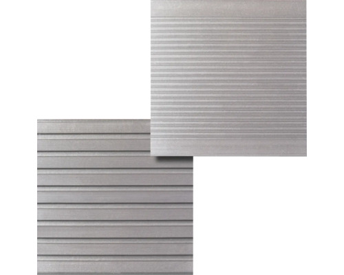 Carreau gris rainuré avec motif horizontal