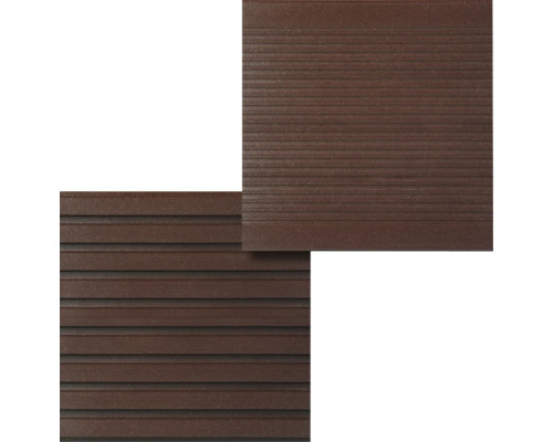 Terrassendielen aus Holzverbundwerkstoff mit geriffelter Oberfläche