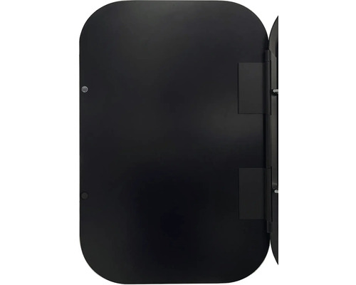 Trappe de visite noire à coins arrondis