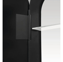 LED Spiegelschrank DSK Black Trend schwarz IP 24