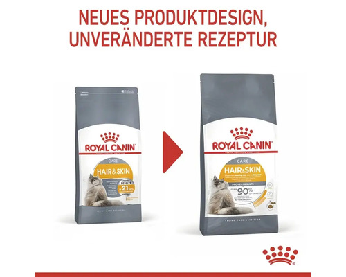 Royal Canin Katzenfutter neues Produktdesign
