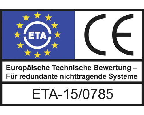 Europäische Technische Bewertung ETA-15/0785, CE-Kennzeichnung