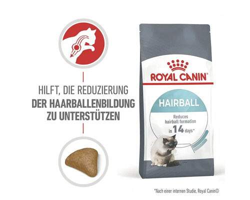 Royal Canin Hairball Katzenfutter zur Unterstützung der Reduzierung von Haarballenbildung