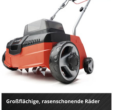 Rasenlüfter mit großen Rädern