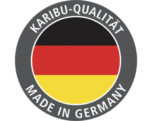 Karibu Qualität Made in Germany Siegel