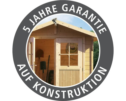 Fünf Jahre Garantie auf die Konstruktion