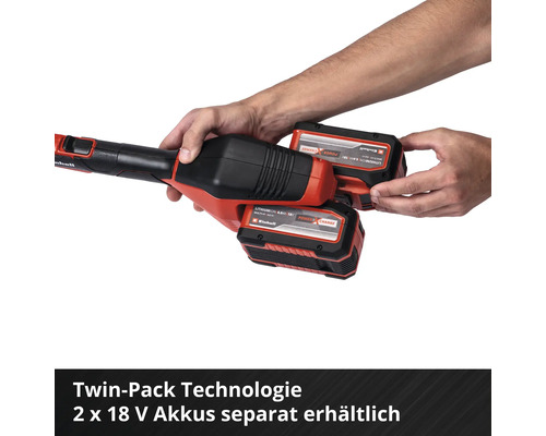 Einhell Akku-Laubbläser mit zwei Akkus