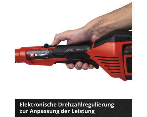 Hand bedient elektronisch regulierbaren Einhell Rasentrimmer