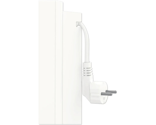 Prise blanche sur un appareil électrique