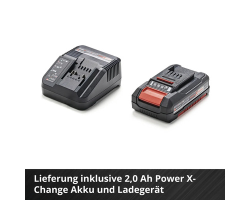 Ladegerät mit 2,0 Ah Power X-Change Akku