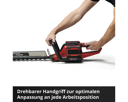 Einhell Akku-Heckenschere mit drehbarem Handgriff für optimale Anpassung