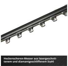 Heckenscherenmesser aus lasergeschnittenem und diamantgeschliffenem Stahl