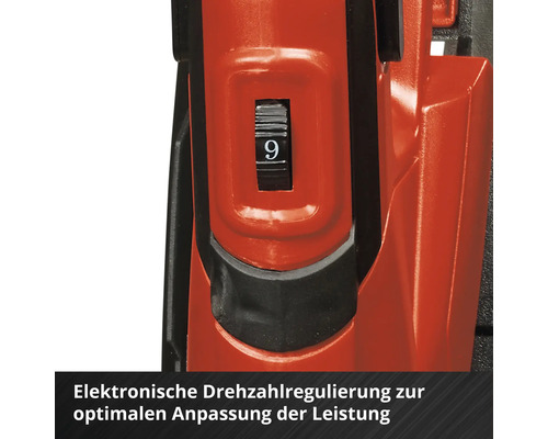 Drehzahlregler einer Maschine mit der Einstellung Neun