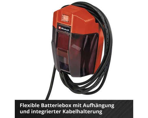 Einhell Batteriebox mit Kabelhalterung