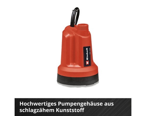 Tauchpumpe mit Einhell Logo