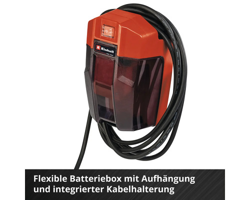 Einhell Batteriebox mit Kabelhalterung