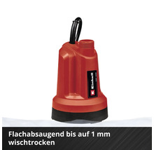 Rote Einhell Schmutzwasserpumpe