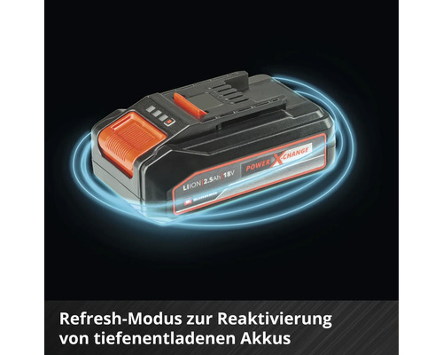 Einhell Power X-Change Akku mit 18 Volt und 2,5 Ah