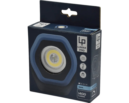 Lampe de travail Lumak Pro dans son emballage