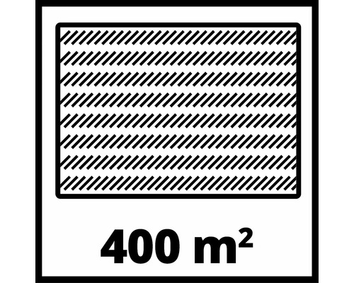 Convient aux surfaces jusqu''à 400 mètres carrés