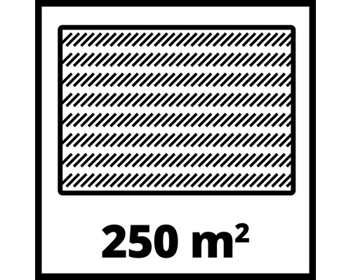 Convient pour les pelouses jusqu''à 250 mètres carrés