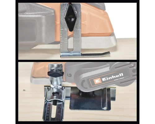 Detailansicht Hobel-Tiefeneinstellung