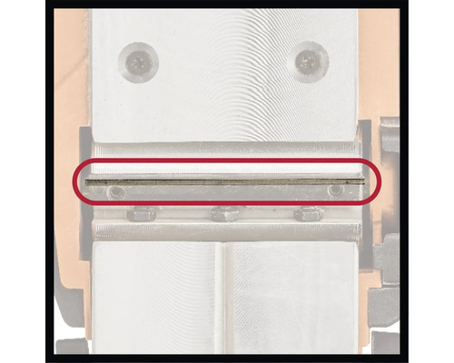 Detailansicht einer Führungsschiene