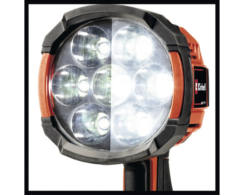 Projecteur LED sans fil Einhell avec cinq LED