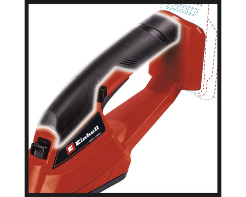 Einhell Logo auf einem Akku-Gartengerät