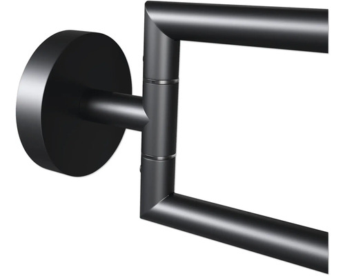 Porte-serviettes pivotant pour montage mural